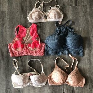 Victoria Secret/PINK Bra/Bralette Set of 5